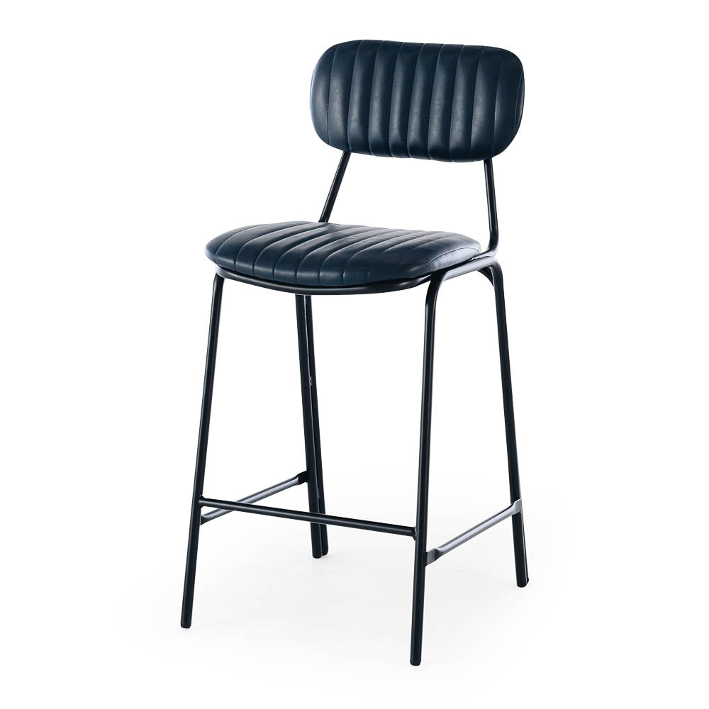Datsun Barstool Vintage Blue PU SH75cm