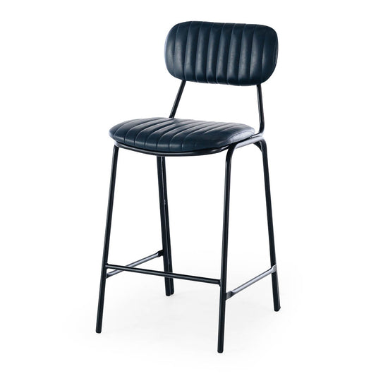 Datsun Barstool Vintage Blue PU SH75cm