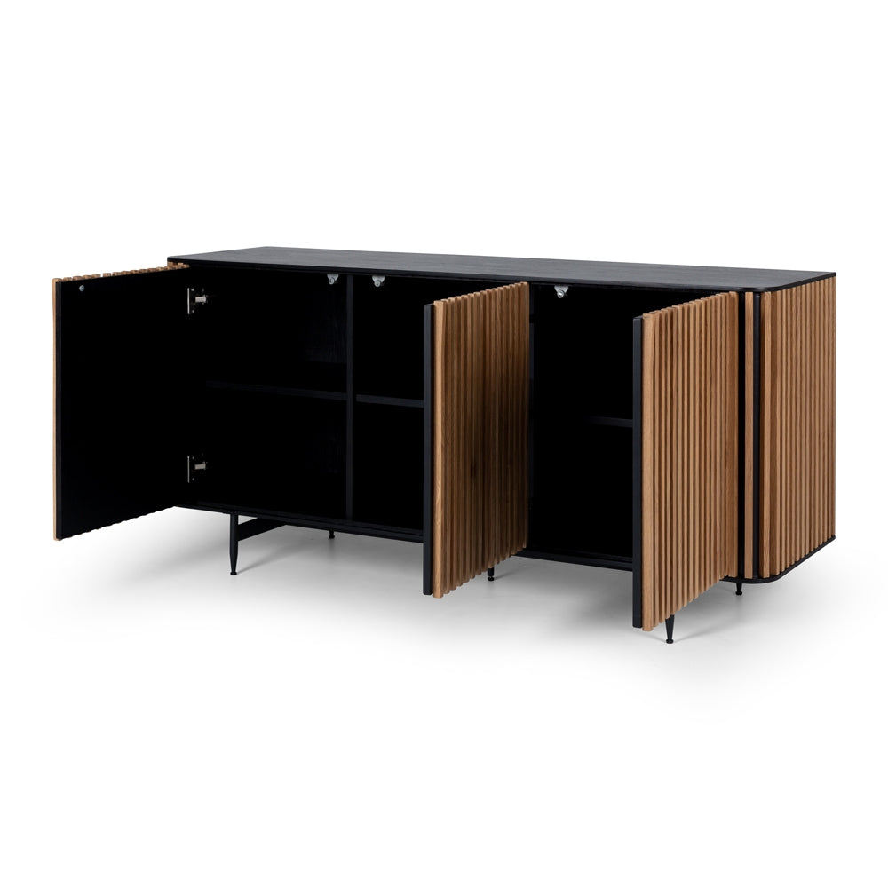 Linea Sideboard Open Doors 