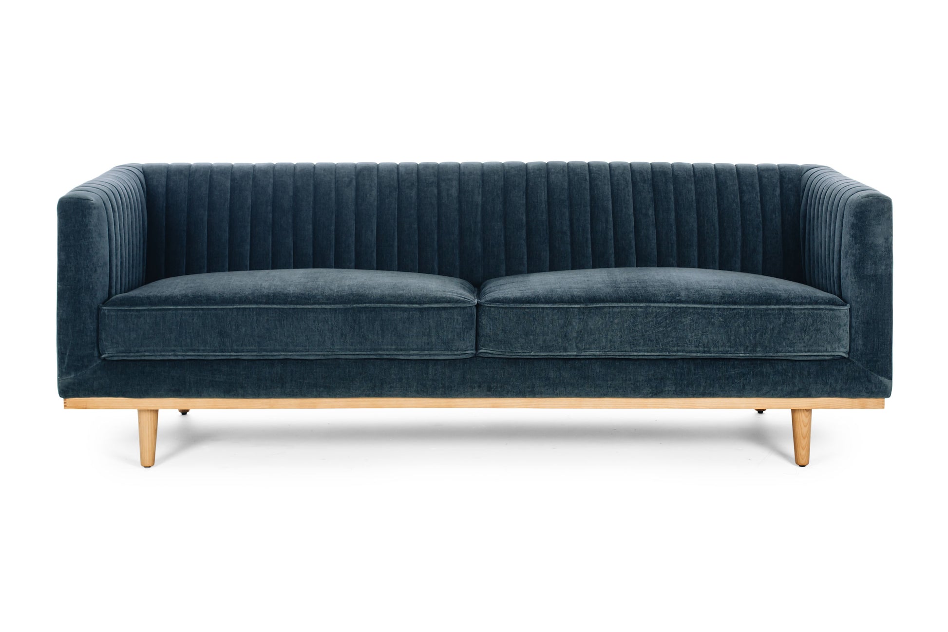 Madison 3 Seater Blue Strata