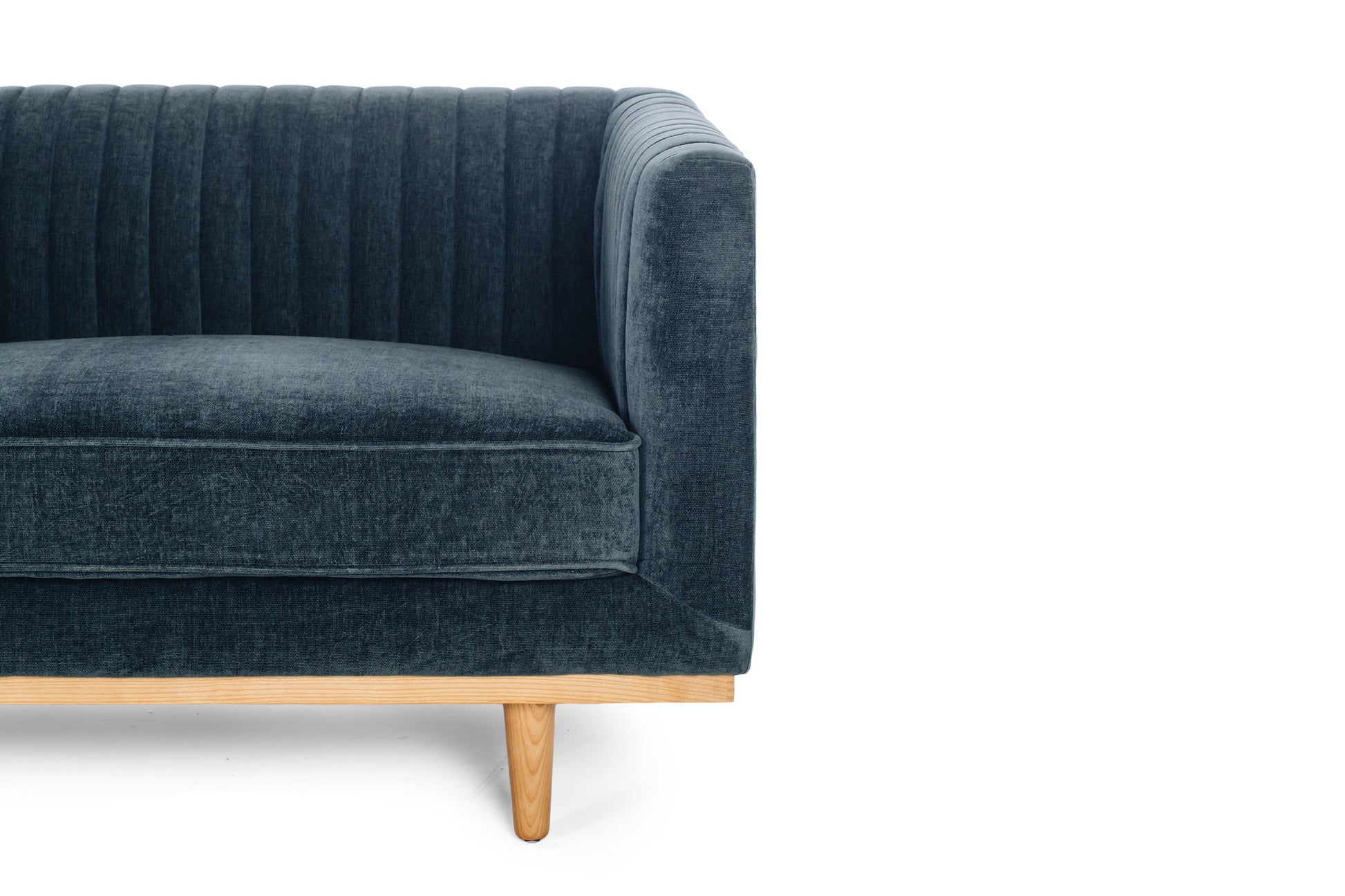 Madison 3 Seater Blue Strata Arm 