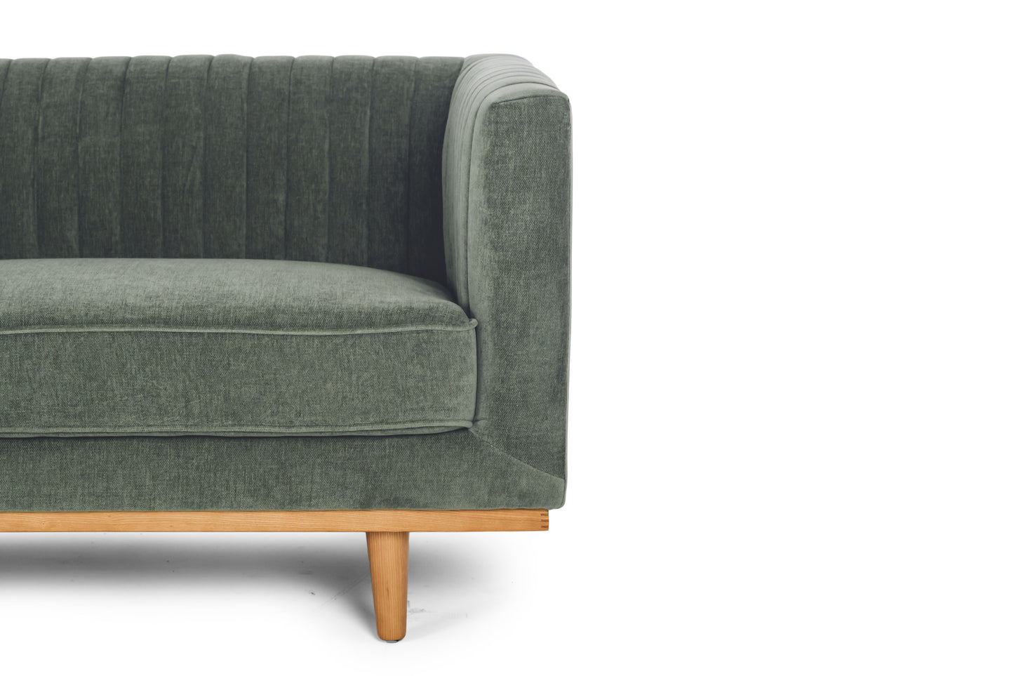 Madison 3 Seater Spruce Green Arm 