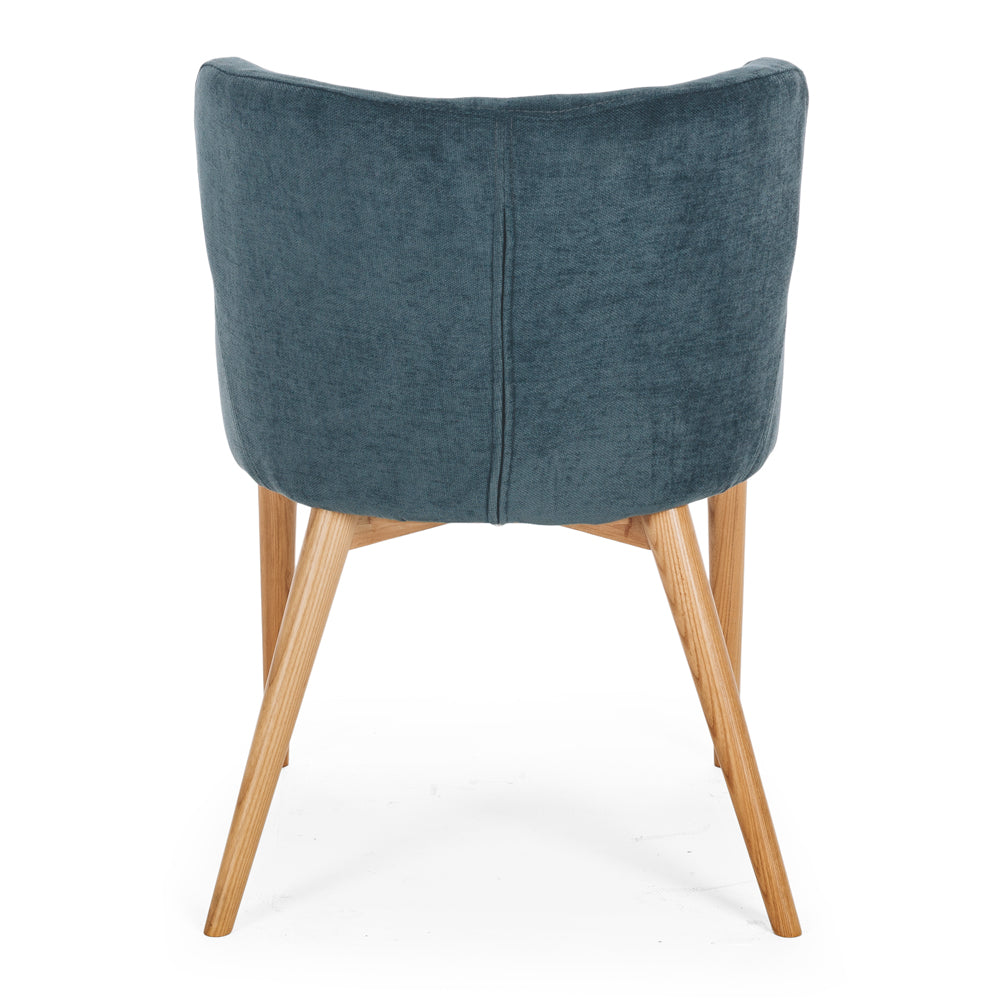 Paris Dining Chair Blue Strata Back