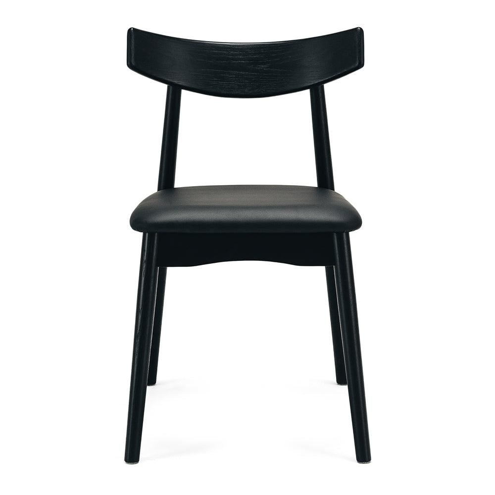 Wagner Chair (Black Oak) Front On 