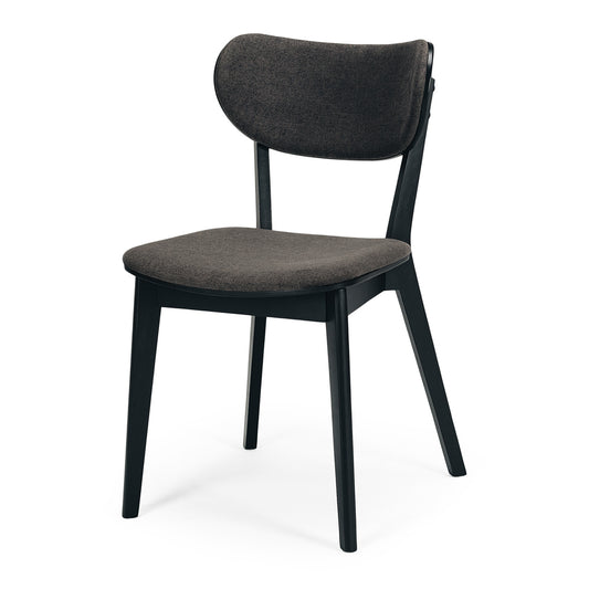 Zurich Chair Black Dark Grey Seat