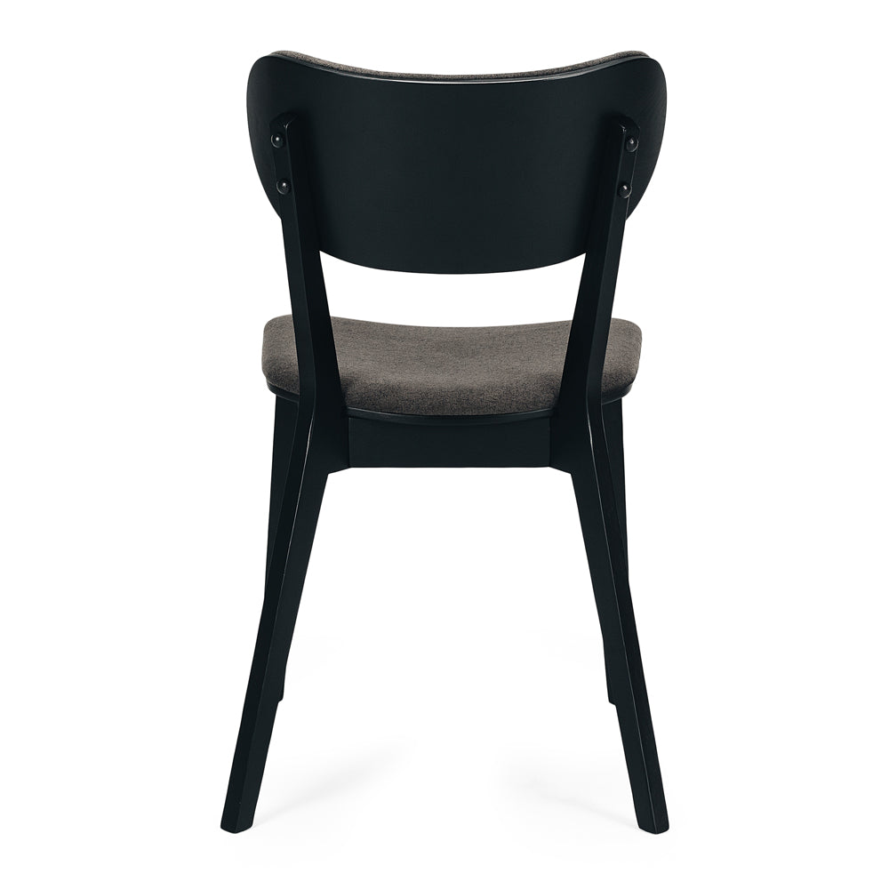 Zurich Chair Black Dark Grey Seat Back 