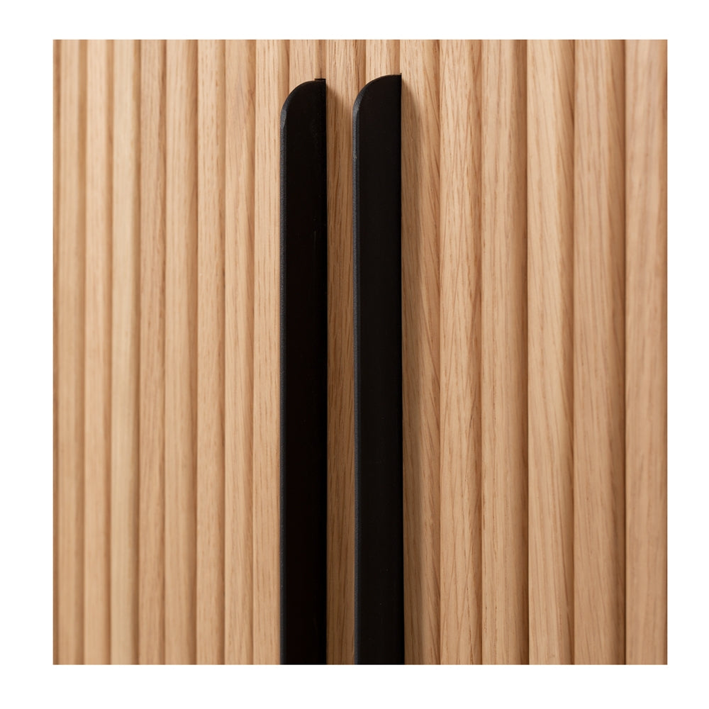 Pallister TV Unit Natural Door Handles 