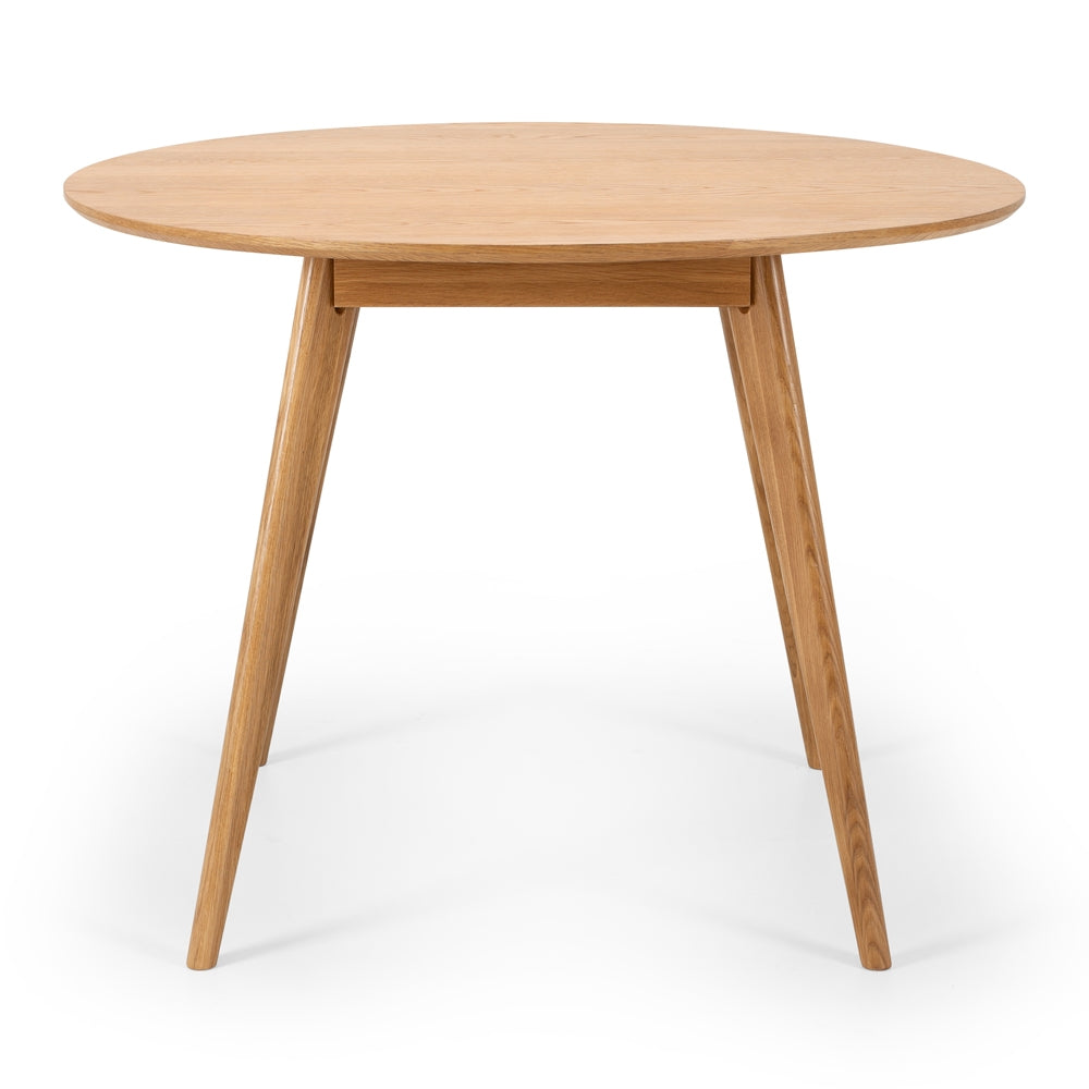 Radius 1m round Dining Table Front On 