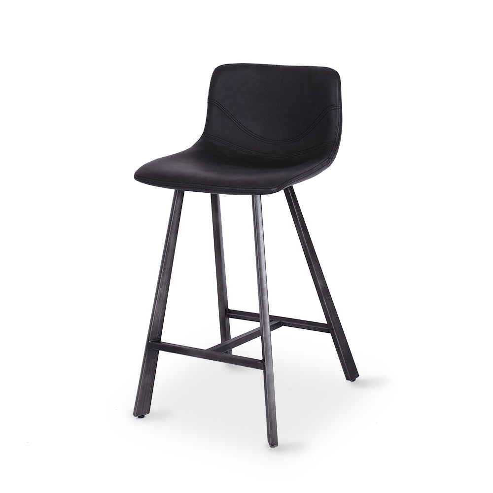 Rustic Barstool Grey PU