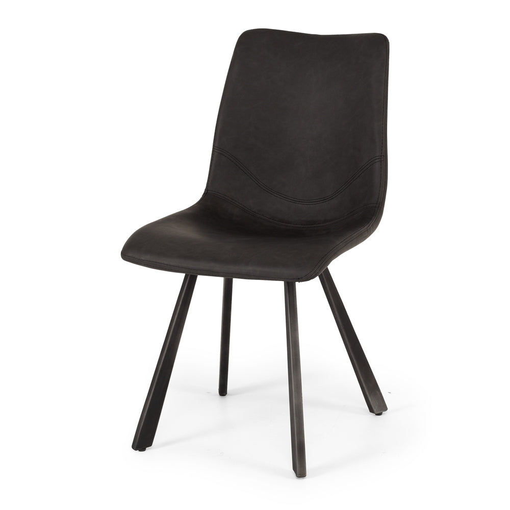 Rustic Dining Chair Grey 