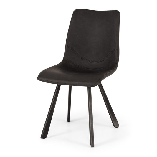 Rustic Dining Chair Grey 
