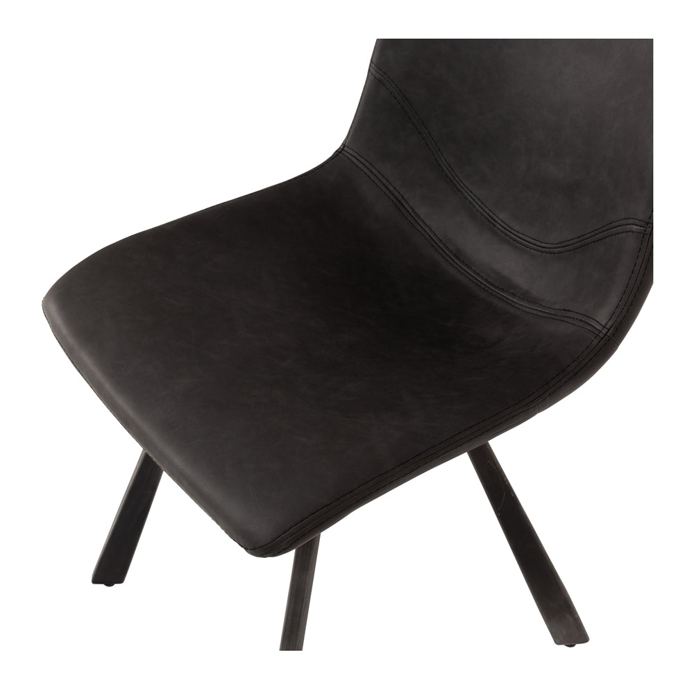 Rustic Dining Chair Grey Accent