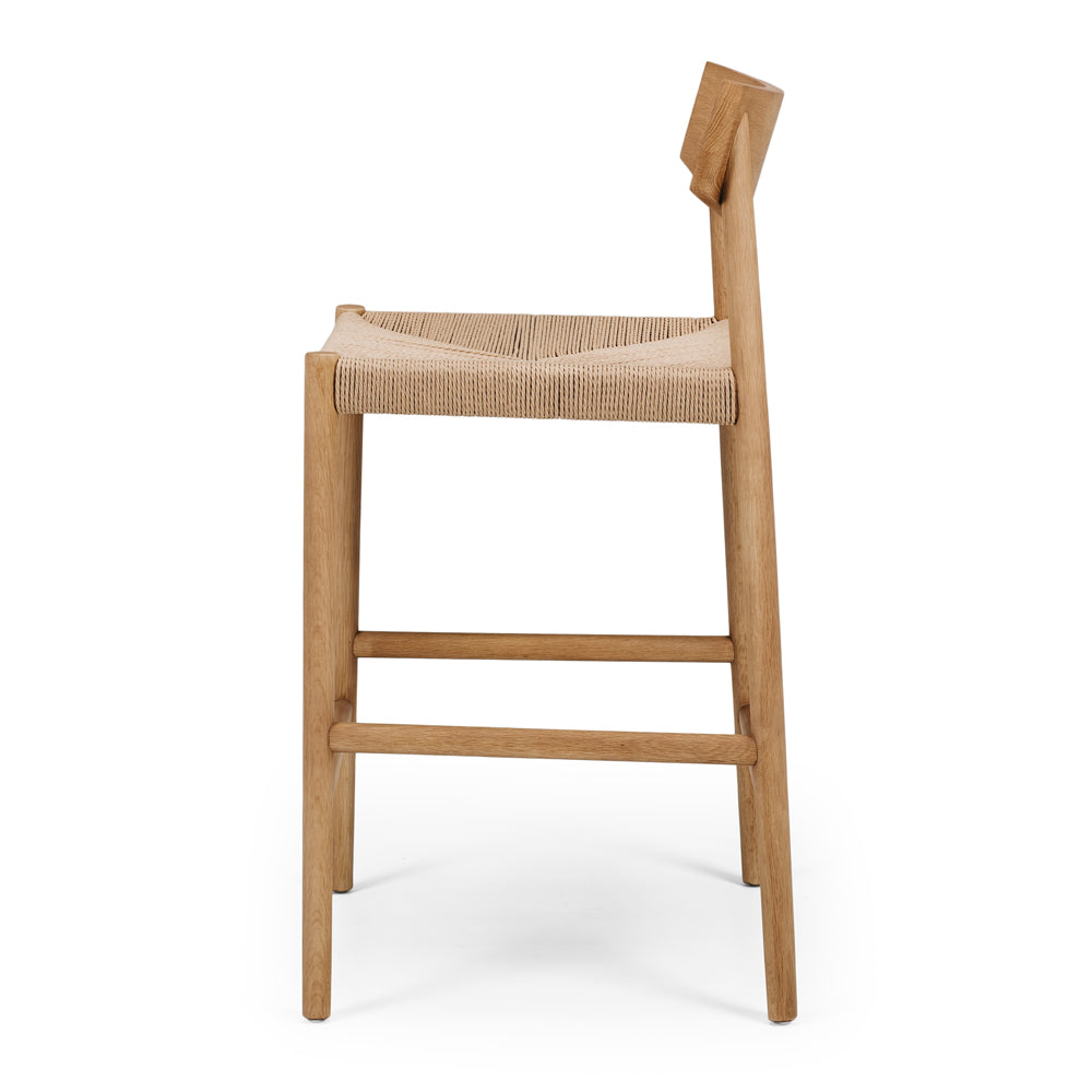 Ingrid Barstool Natural Side On