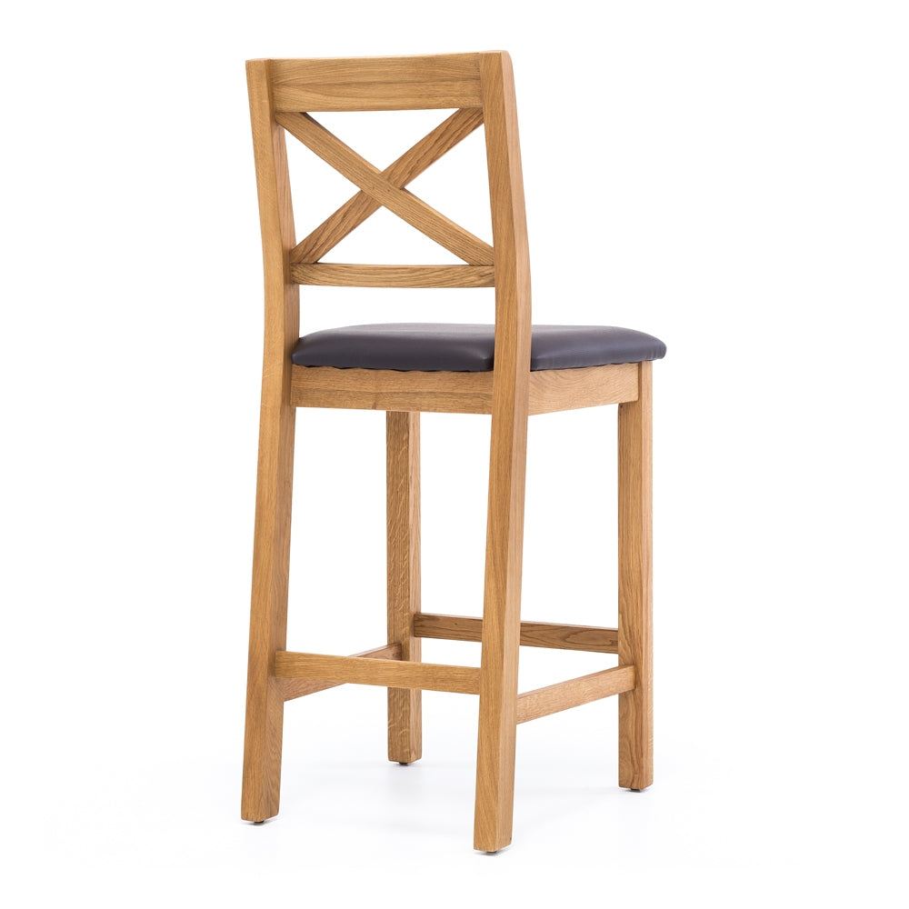 Salisbury Barstool Wooden Back Angle