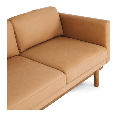 Strada Leather 3 Seater Sofa Tan