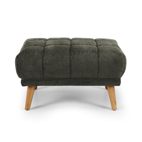 Towelie Ottoman Fern Green Front on 