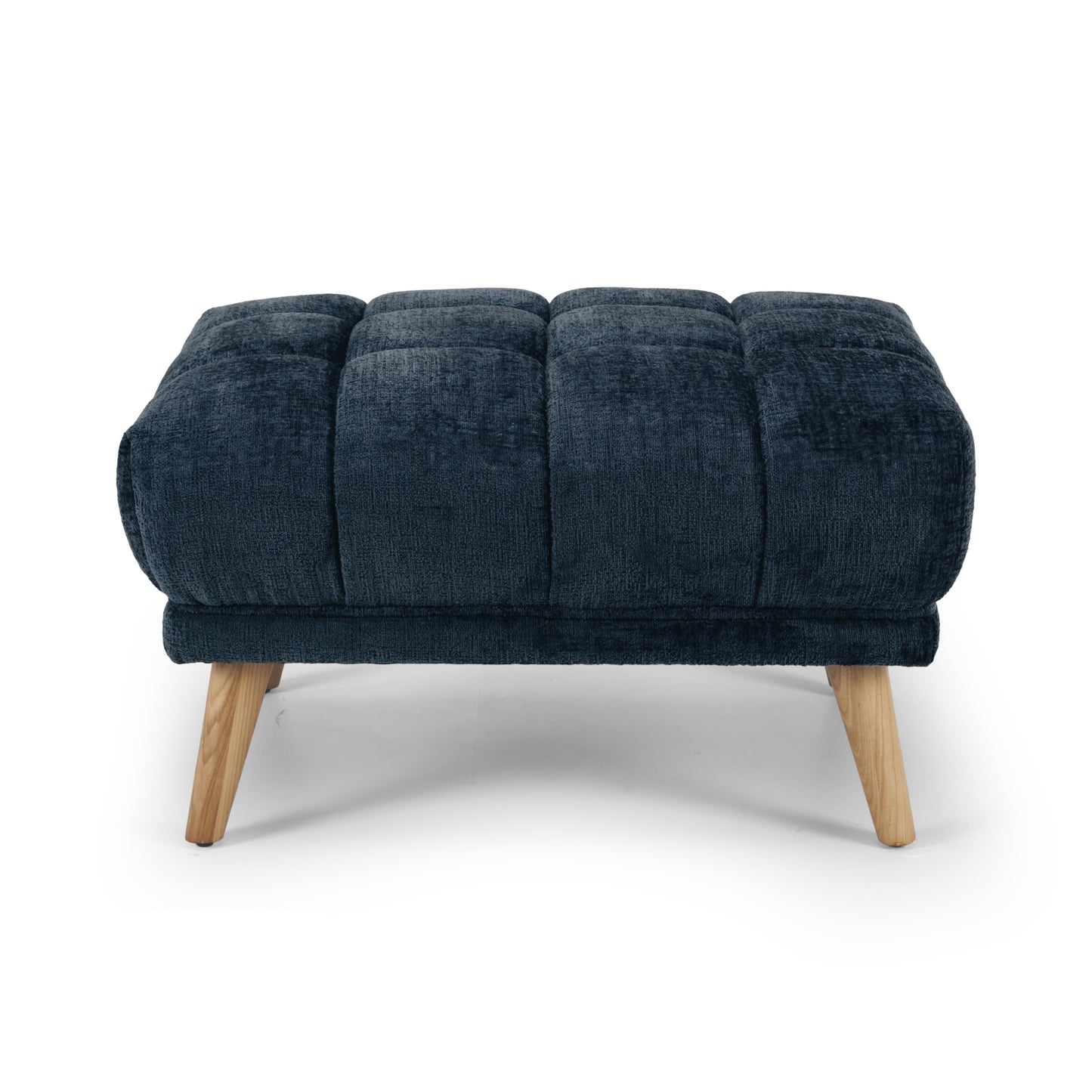 Towelie Ottoman Indigo Blue Front on 