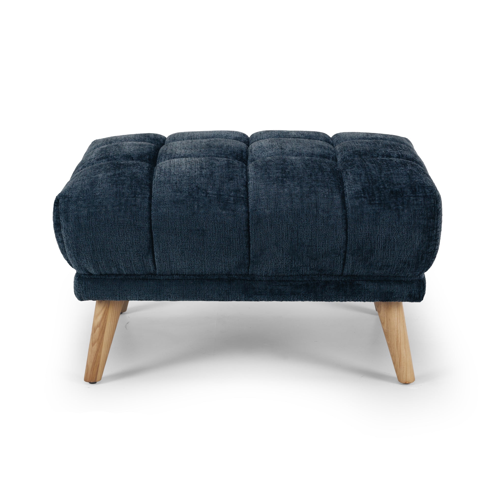 Towelie Ottoman Indigo Blue Front on 