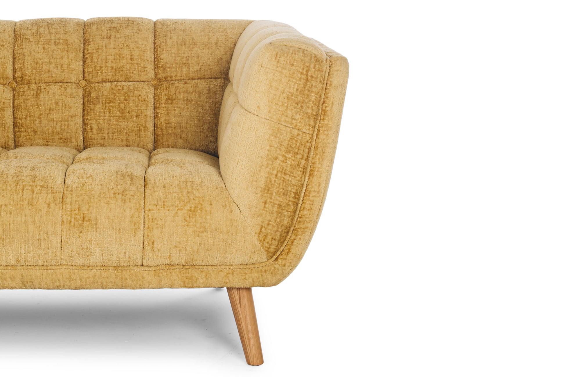 Towelie 3 Seater Dijon Yellow Arm