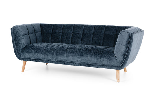 Towelie 3 Seater Indigo Blue Angle