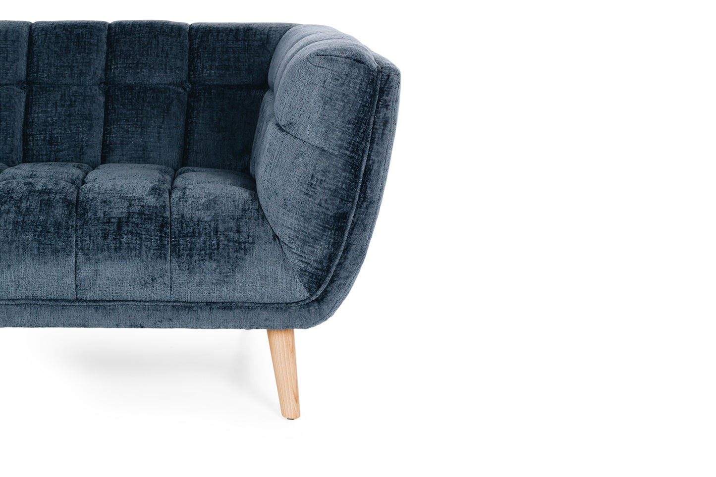 Towelie 3 Seater Indigo Blue Arm