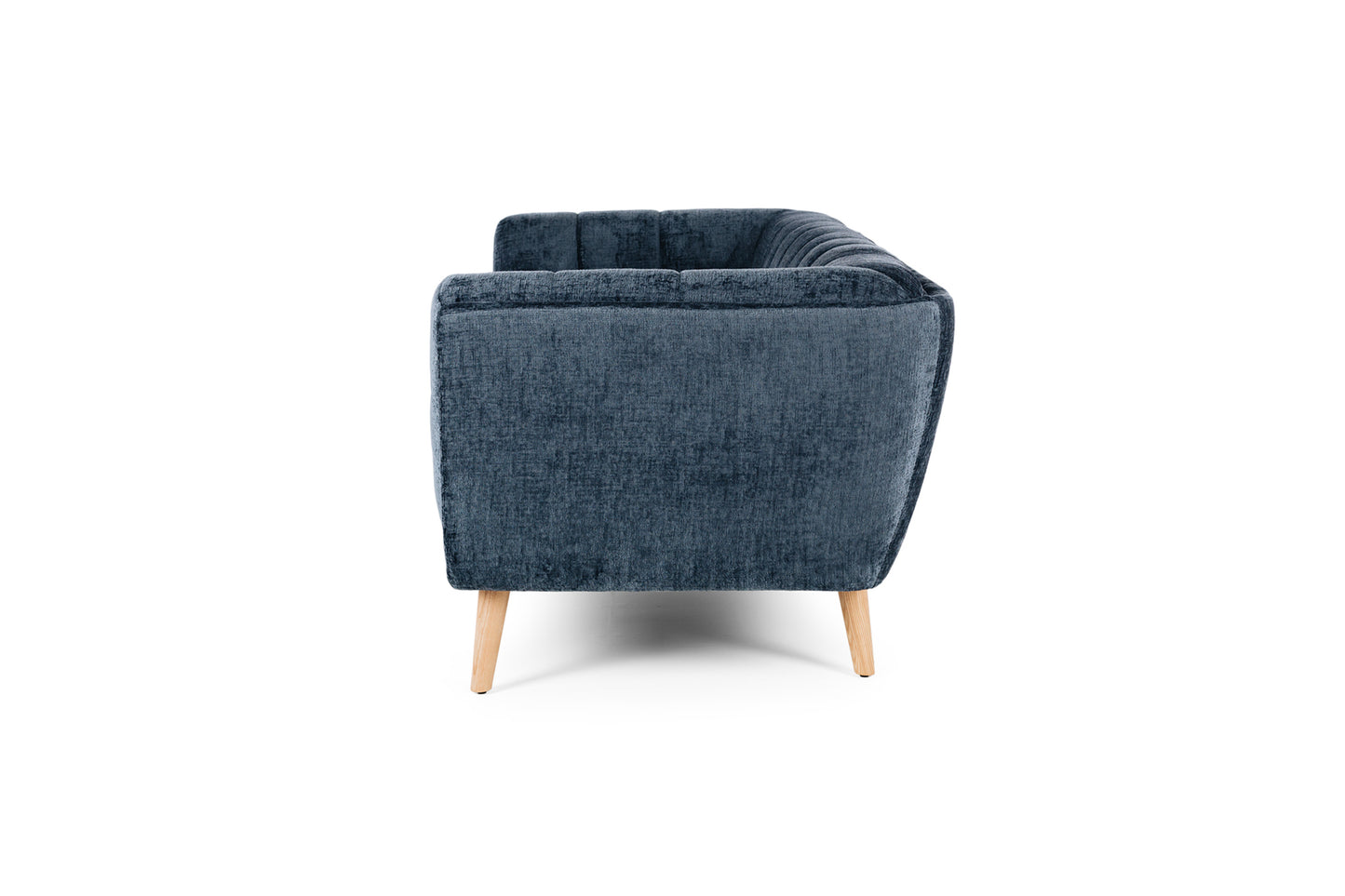 Towelie 3 Seater Indigo Blue Side