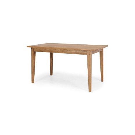 1500 Solid Oak Table Angle
