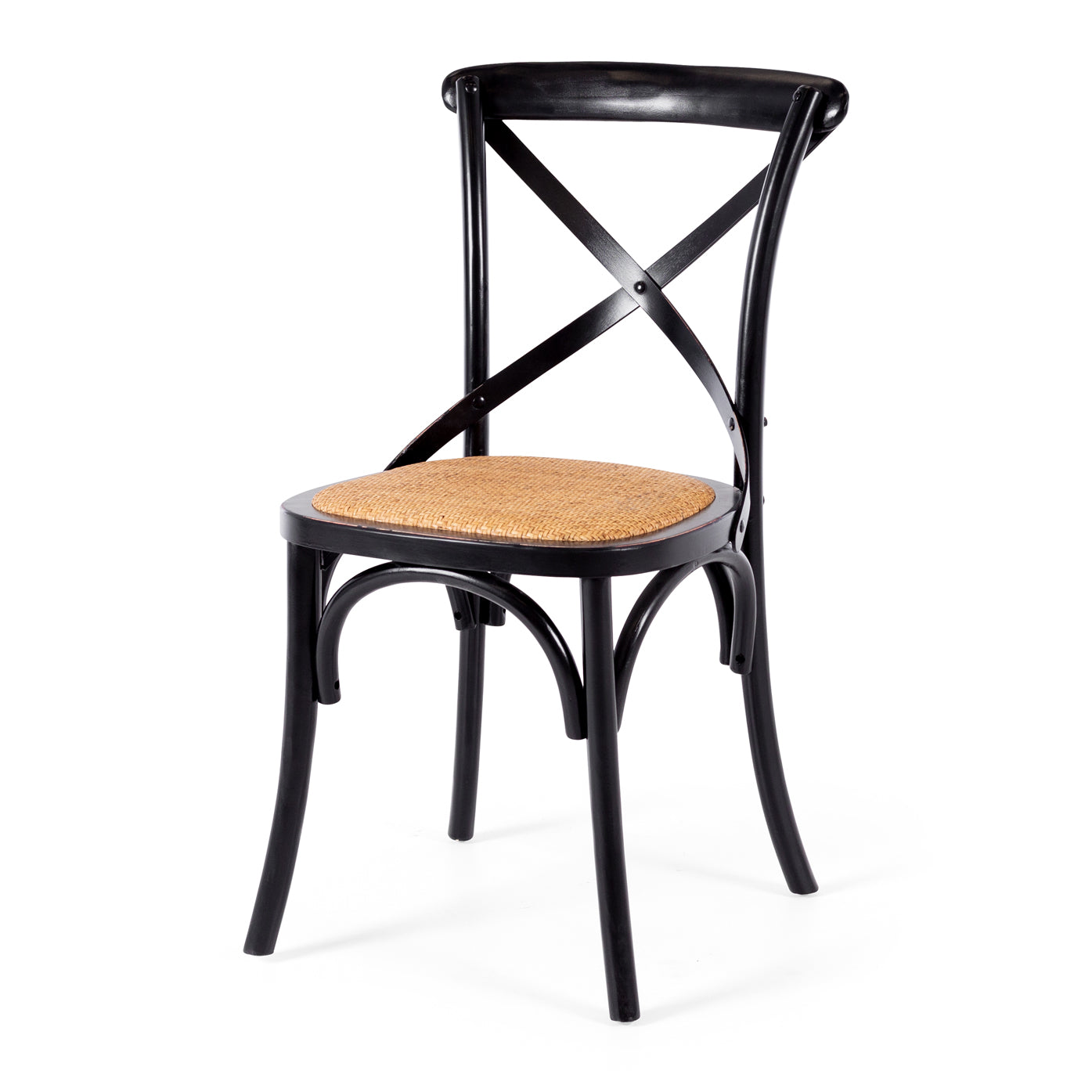Villa Cross Dining Chair Black 