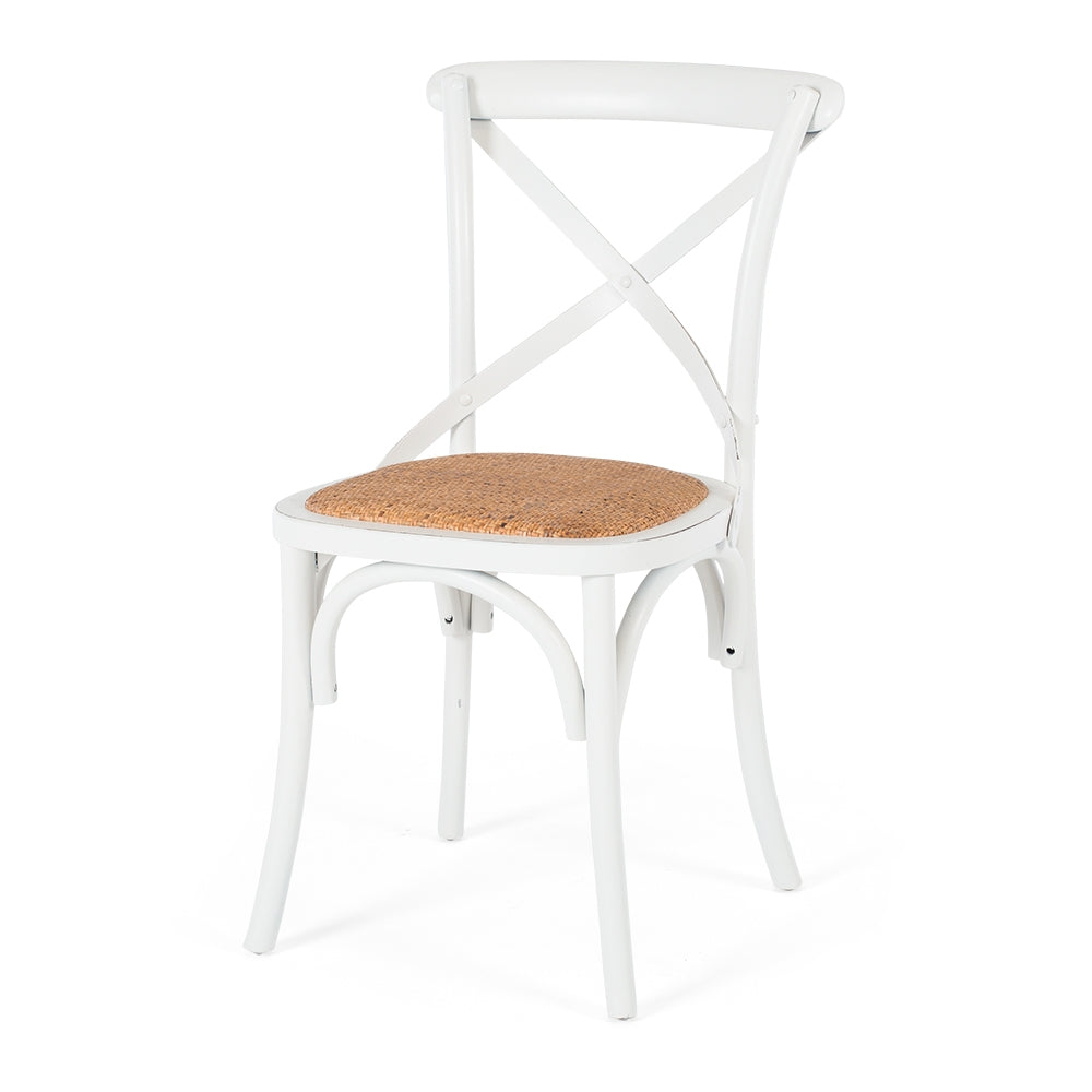 Villa Cross Dining Chair White 