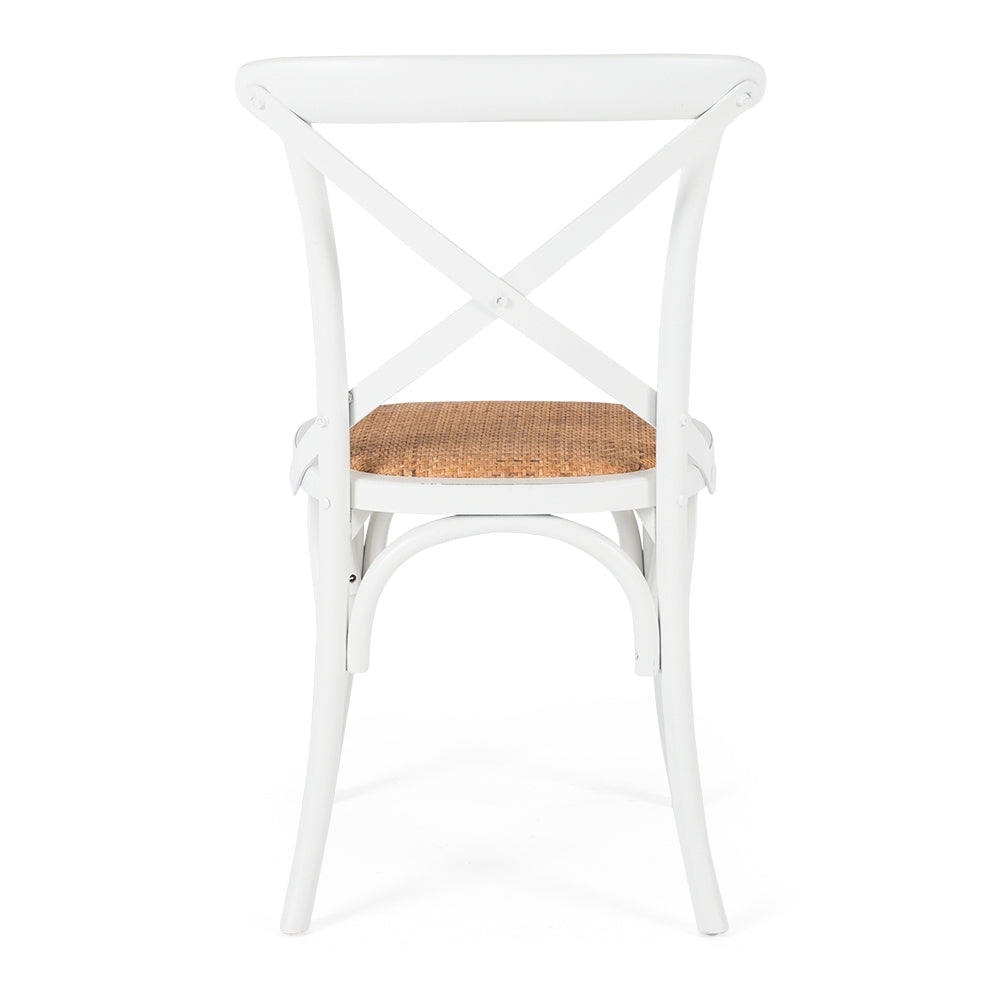 Villa Cross Dining Chair White Back