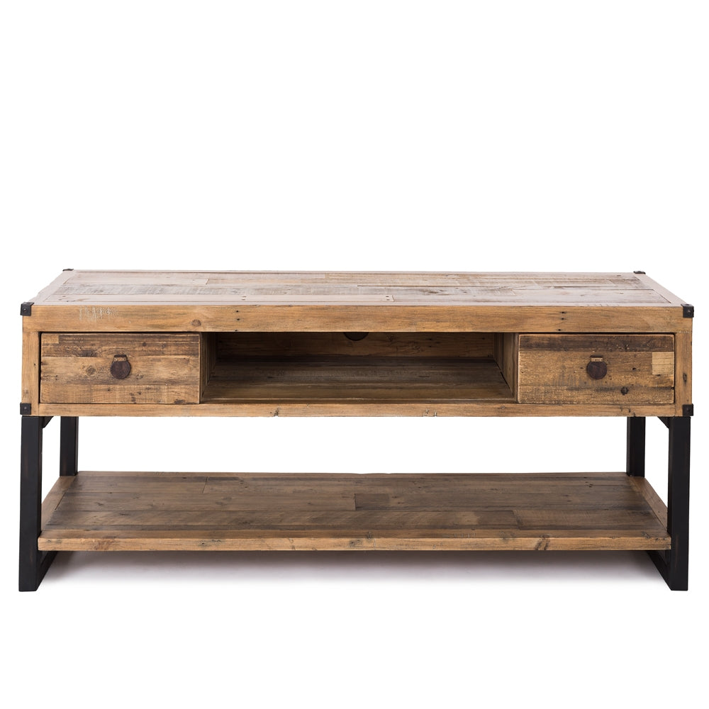 Wooden Forge TV Cabinet Front On