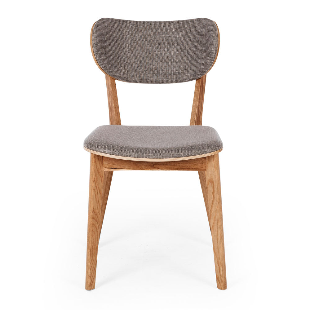 Zurich Dining Chair Light Grey Front 