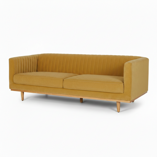 Madison 3 Seater Honey Gold