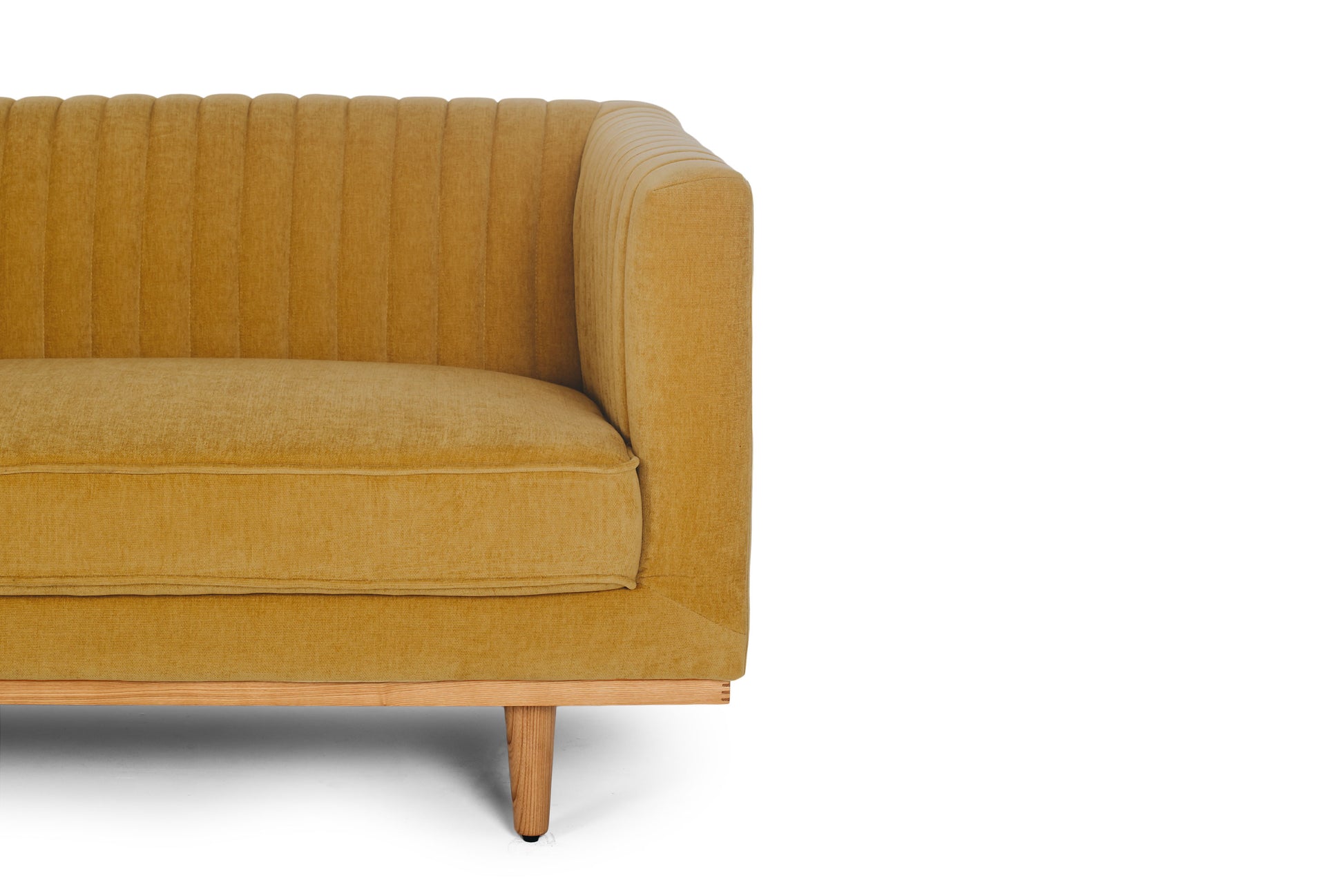 Madison 3 Seater Honey Gold Arm 