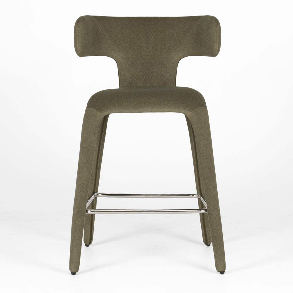 Be-til Juice Barstool Olive Green