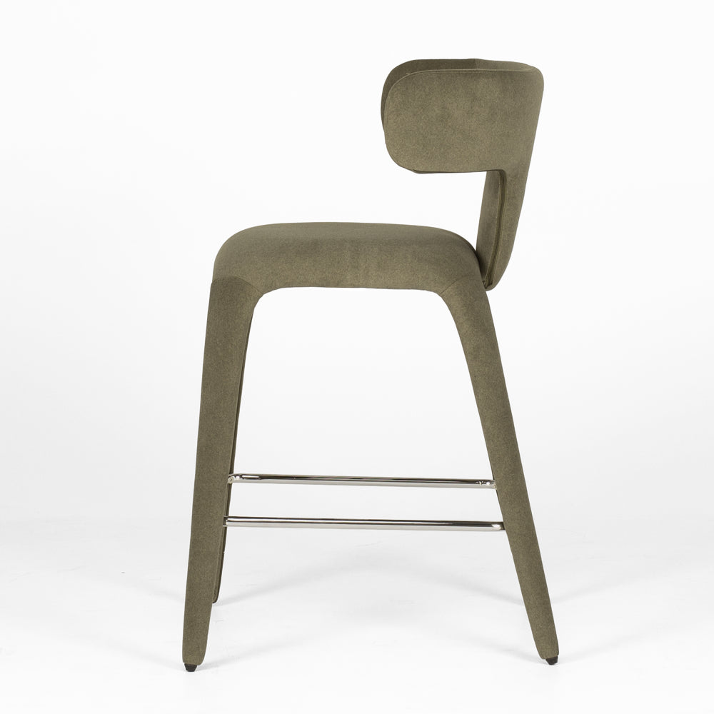 Be-til Juice Barstool Olive Green