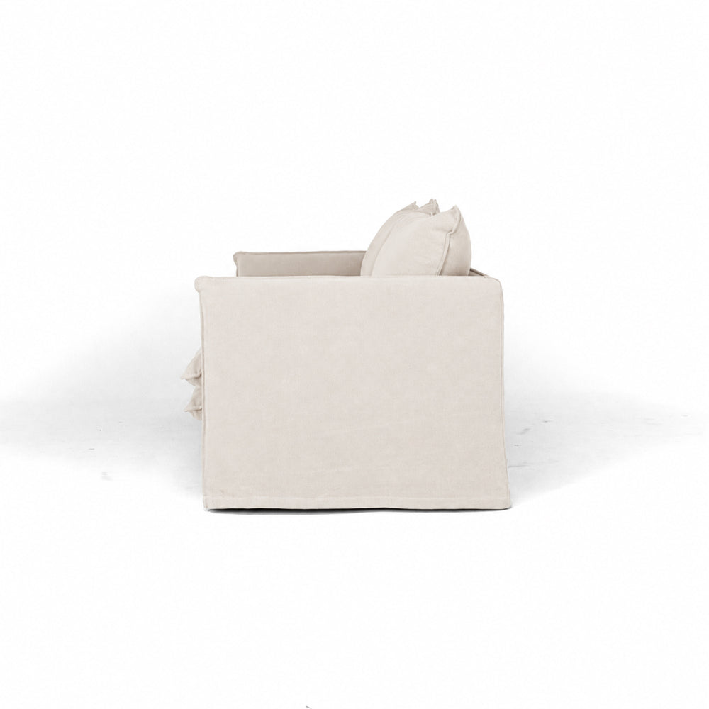 HAMILTON 2 Seat Slipcover Sofa - Oatmeal