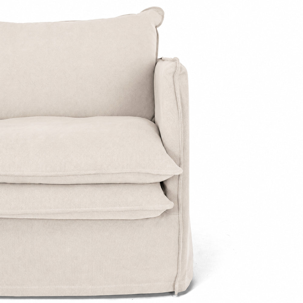 HAMILTON 2 Seat Slipcover Sofa - Oatmeal