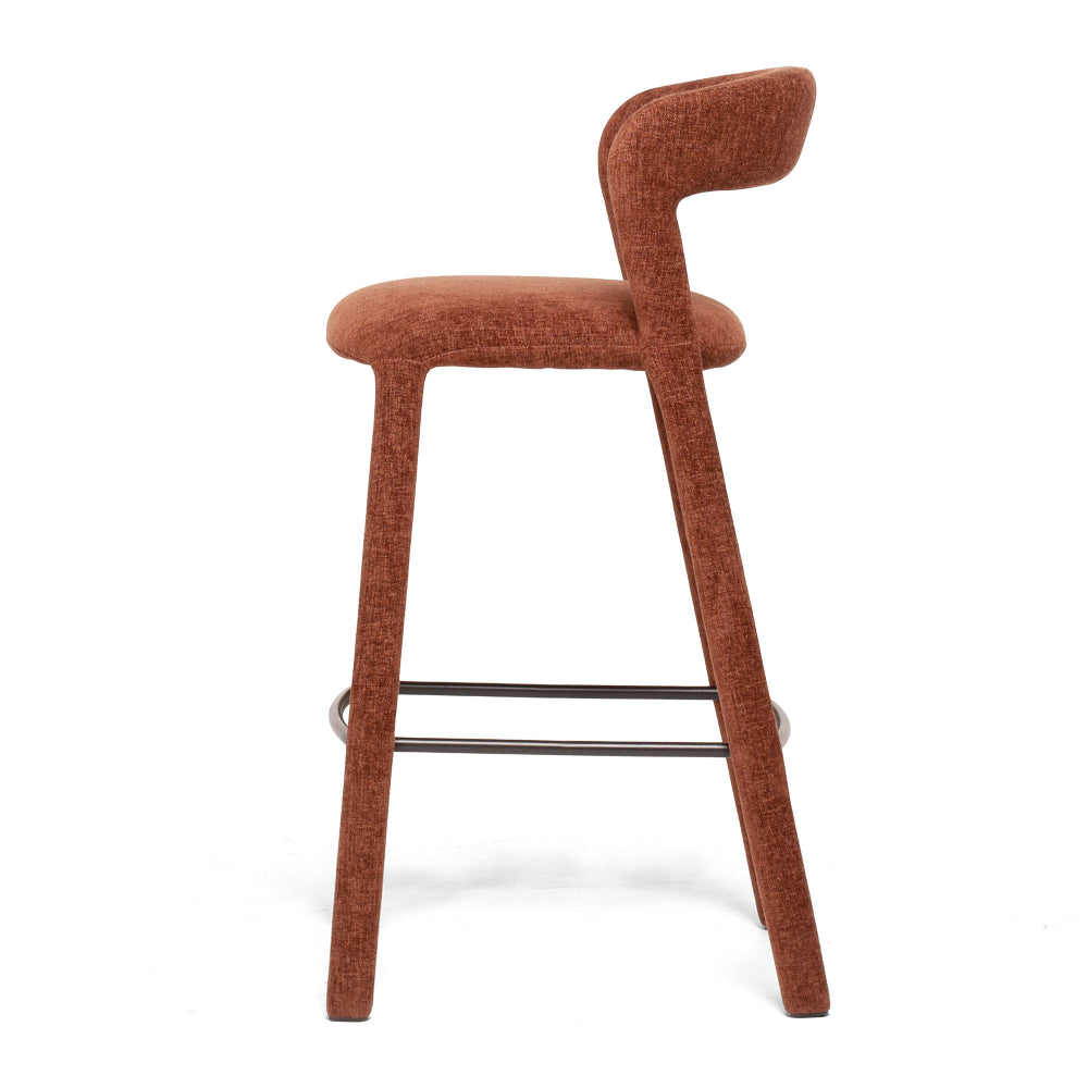 Munich Barstool Rust Burgundy