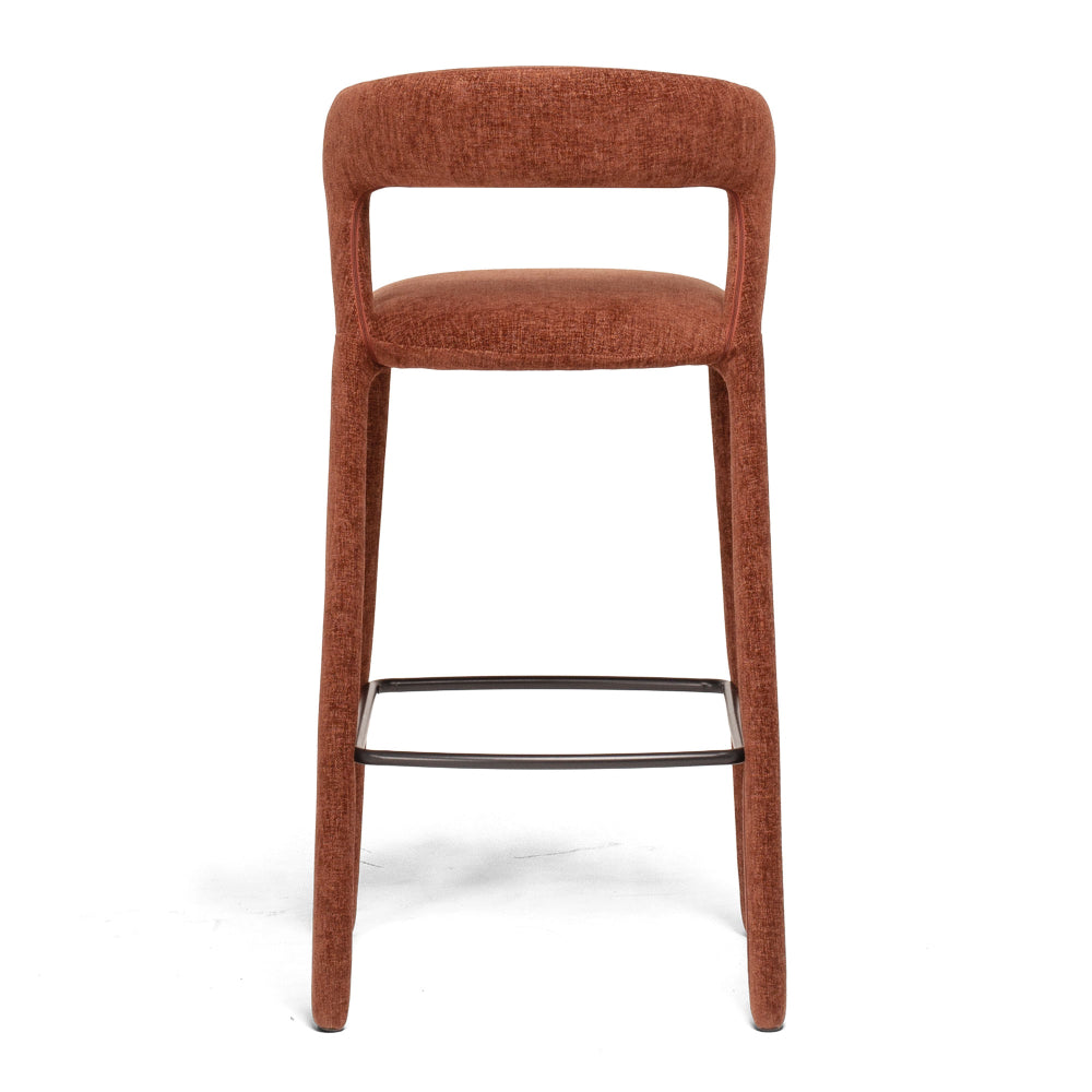 Munich Barstool Rust Burgundy