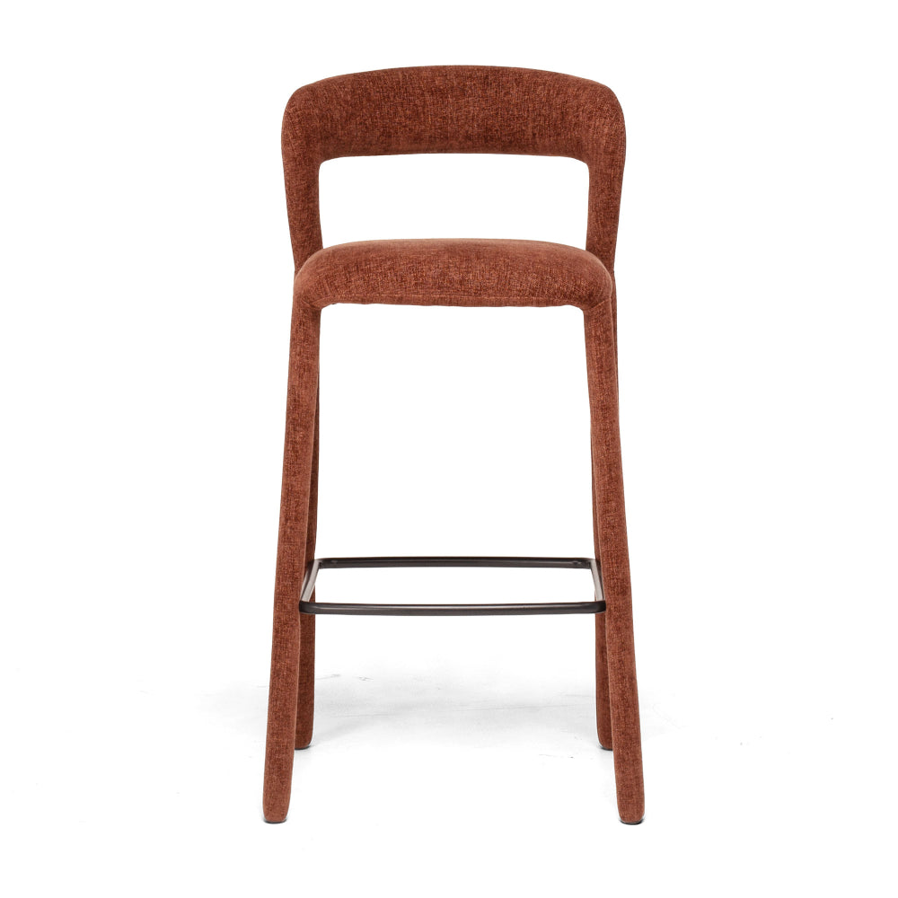 Munich Barstool Rust Burgundy