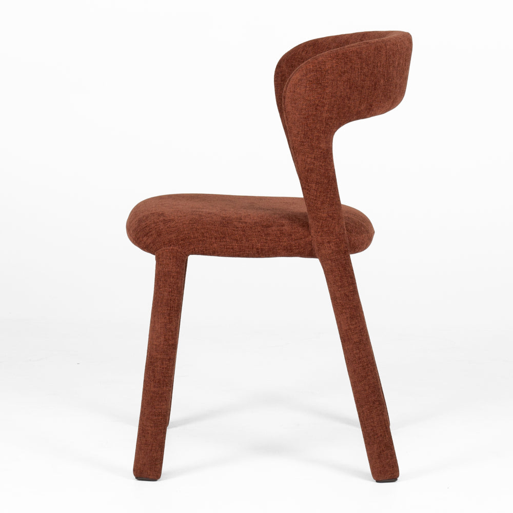 Munich Dining Chair Rust Burgundy