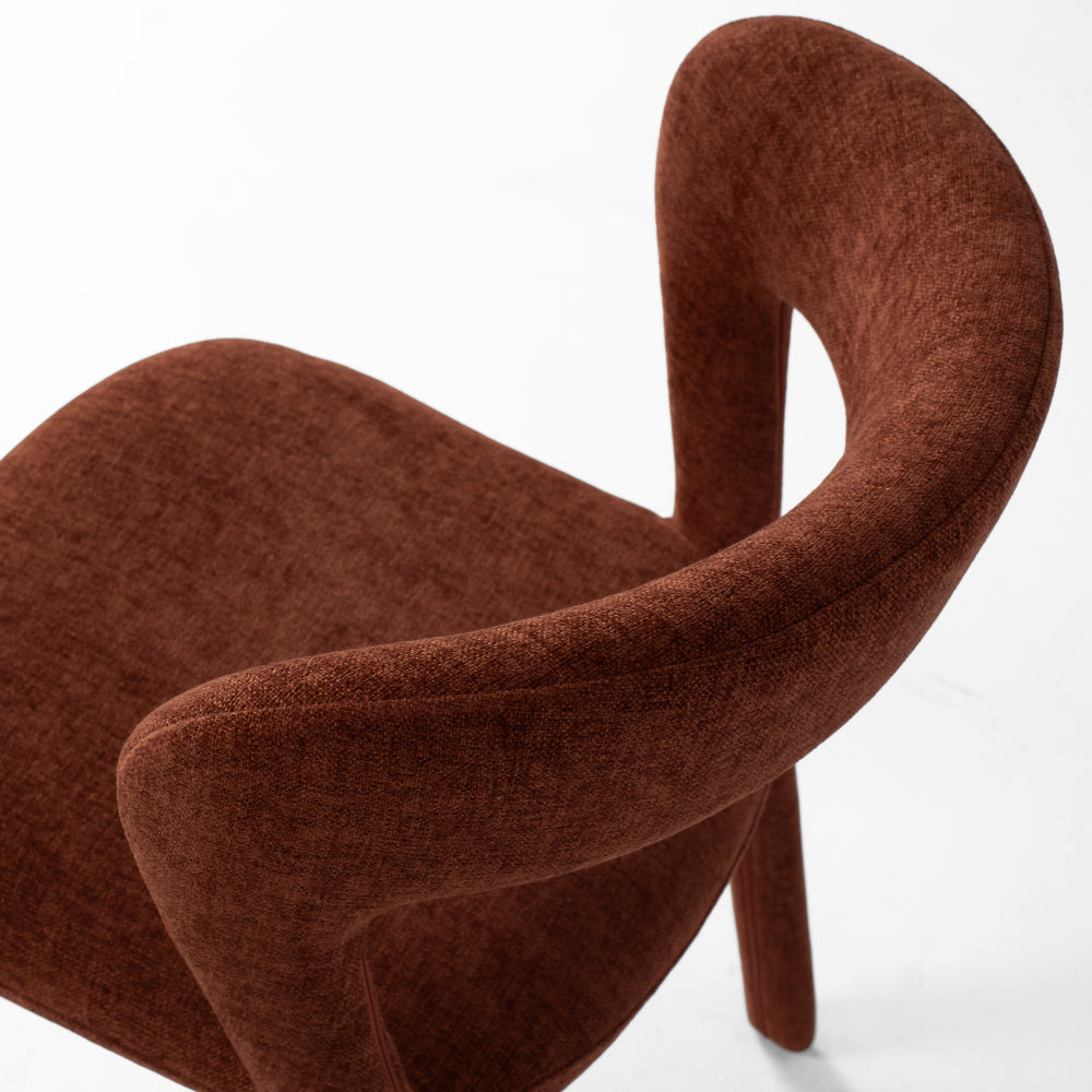 Munich Dining Chair Rust Burgundy