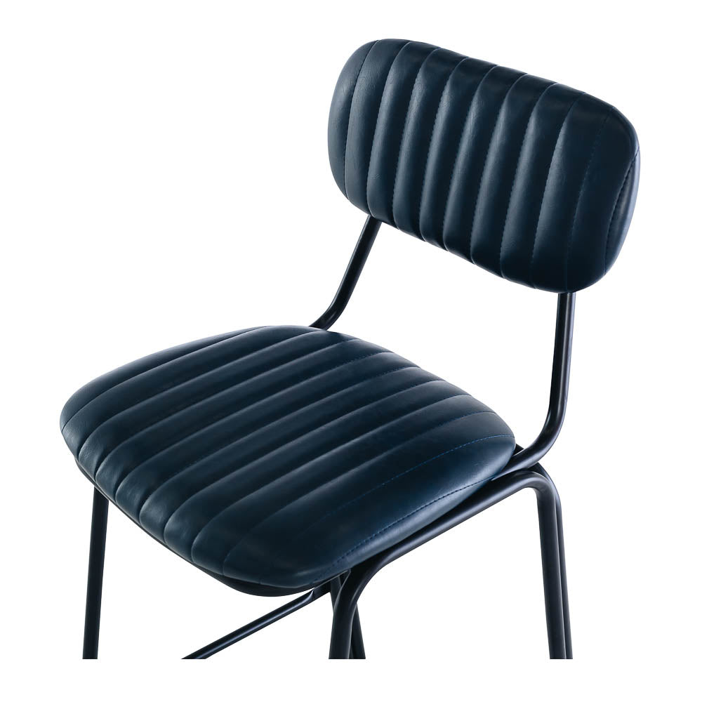 Datsun Barstool Vintage Blue PU SH75cm