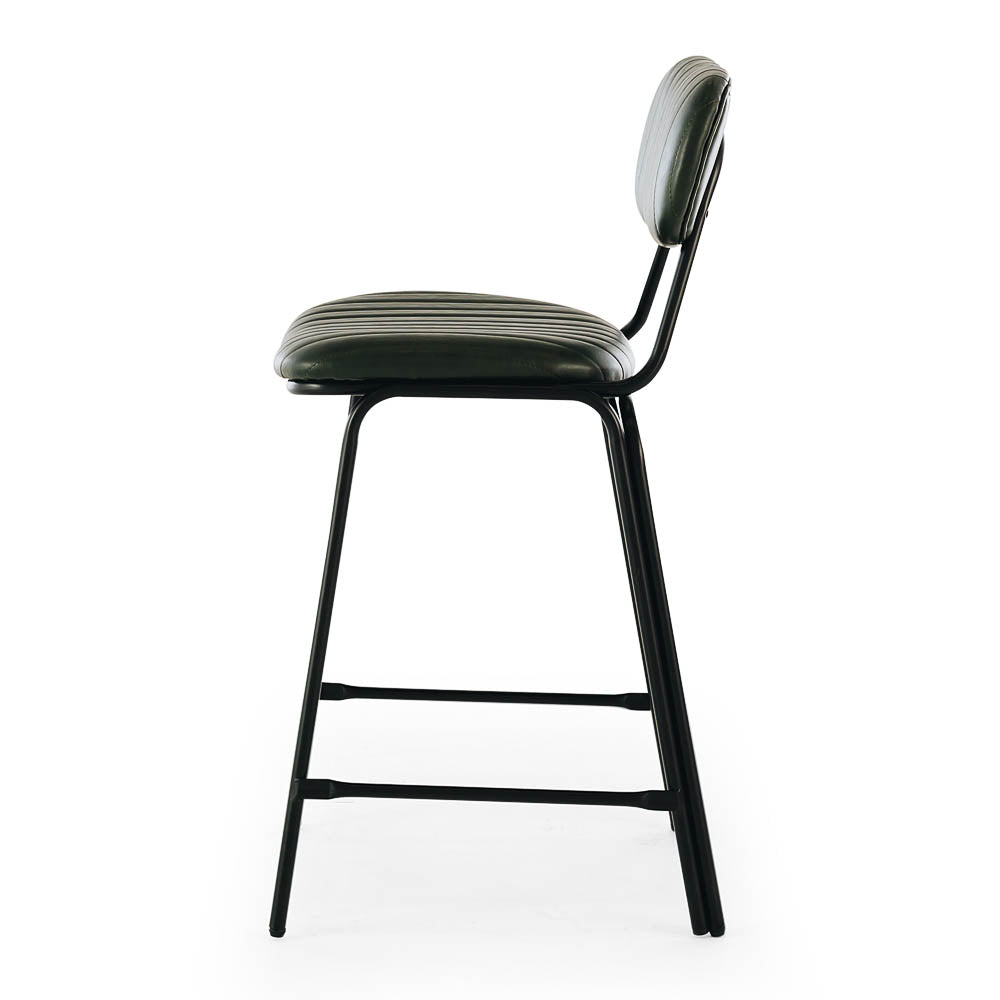 Datsun Barstool Vintage Green PU SH75cm
