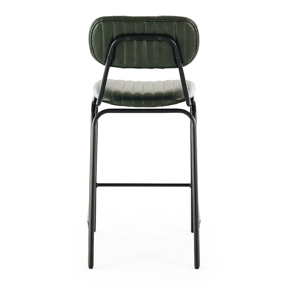 Datsun Barstool Vintage Green PU SH75cm